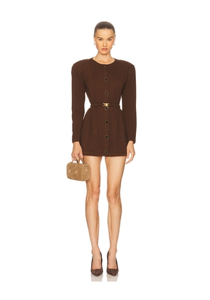 Rowen Rose Mini Cardigan in Brown. Size 38/4. Also in 40/6.