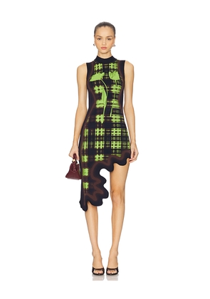 PH5 Brooklyn Wavy Dress in Black,Green. Size M. Also in S, XS.