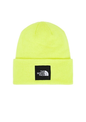 The North Face Big Box Beanie in Lemon.