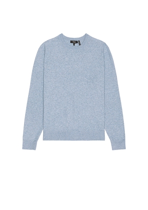 Theory Riland Crewneck Sweater in Blue. Size S. Also in M, L, XL/1X, XXL/2X.