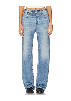 Rag & Bone Miramar Terry Shea Straight Pant Jeans in Blue. Size 24. Also in 25, 26, 27, 28, 30, 31, 32, 33, 34.