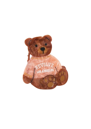 Solar Eclipse x Revolve Hand-Painted Los Angeles Collegiate Teddy Claw Clip in Beauty: Multi.
