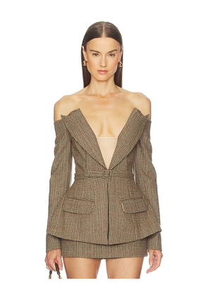 SANS FAFF Delaney Blazer in Grey. Size L. Also in M, S, XS.
