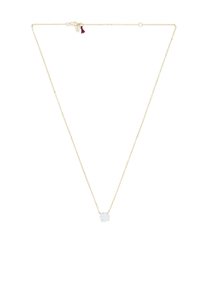 SHASHI Caroline Necklace in Metallic Gold.