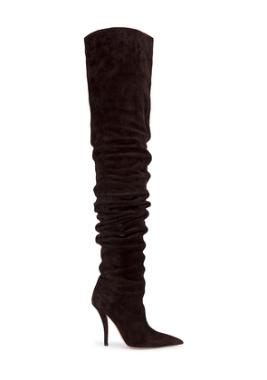 Paris Texas Jessica Over The Knee Boot 105 in Chocolate. Size 36.5. Also in 37, 38, 38.5.