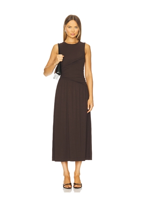 PAIGE Bonita Dress in Brown. Size M. Also in S, XL, XS.