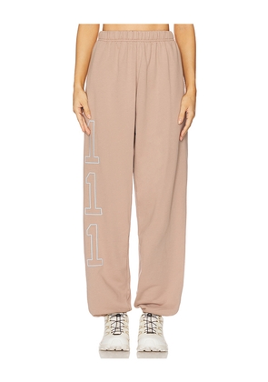 The Mayfair Group Mayfair Angels Sweatpants in Taupe. Size L/XL. Also in M/L, S/M, XS.
