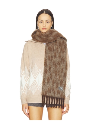 Ruslan Baginskiy Scarf in Brown.