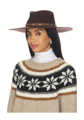 Rag & Bone Brynn Fedora in Brown. Size L. Also in S, M.
