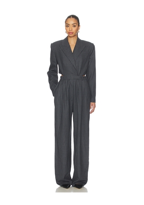 Ronny Kobo Michelle Jumpsuit in Charcoal. Size M. Also in S.