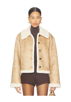 Tularosa Catrine Jacket in Tan. Size L. Also in XXS, XS, S, M, XL.