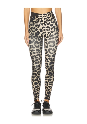 P.E Nation Wander Full Length Legging in Brown. Size L. Also in S, XS, M, XL.