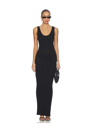 SNDYS Baha Maxi Dress in Black. Size L. Also in XXS, XS, S, M, XL, XXL.
