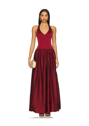 Show Me Your Mumu Eliza Maxi Dress in Red. Size L. Also in M, S, XS.