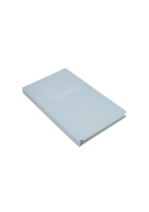 The Ceremony Club Wedding Planning Journal in Blue.