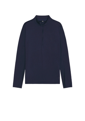 The North Face Dune Sky 1/4 Zip Sweater in Blue. Size L. Also in S, M, XXL/2X.