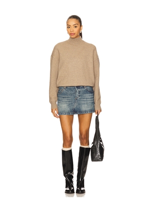 SEROYA Farrah Dress in Beige. Size M. Also in XXS.