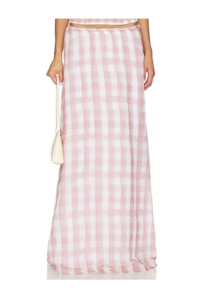 SNDYS Tallin Maxi Skirt in Pink. Size L. Also in XXS, XS, S, M, XL, XXL.