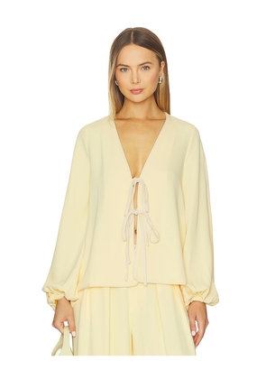 SNDYS Lyns Top in Yellow. Size L. Also in XS, S, M, XL, XXL.