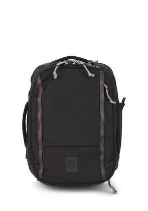 TOPO DESIGNS Global Travel Backpack in Black.