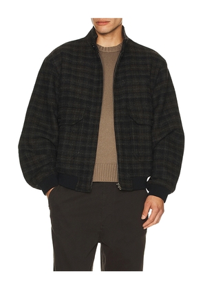 Palmes Wool Blouson in Grey. Size 46. Also in 48, 50, 52.