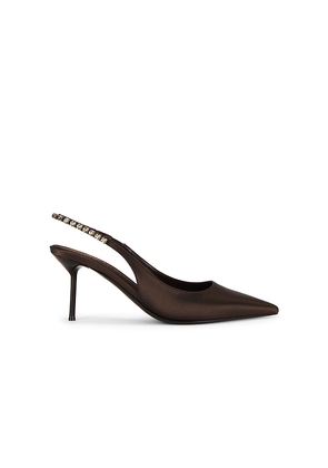 Paris Texas Lidia Slingback 70 in Brown. Size 36. Also in 36.5, 37, 38, 38.5, 39.