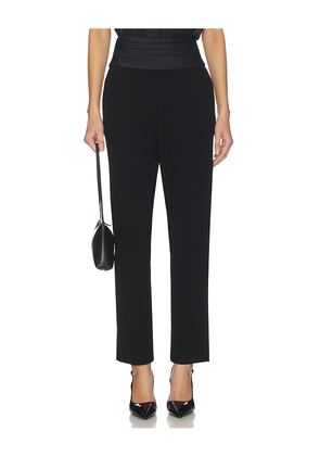 SANS FAFF Tuxedo Cigarette Pants in Black. Size M. Also in S, XS.