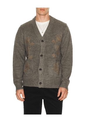 Rhythm Wes Cardigan in Grey. Size L. Also in S, M, XL/1X.