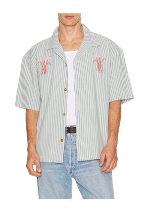 Rhythm Bouquet Shirt in Blue. Size M. Also in S.