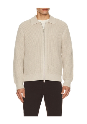 Theory Eco Cashton Gary Full Zip in Grey. Size M. Also in XS, S, L.