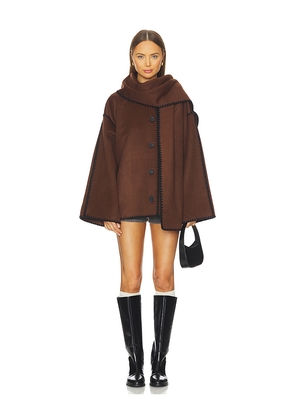 Tularosa Bailey Jacket in Chocolate. Size M. Also in XXS, XS, S, XL.