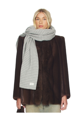 Rag & Bone Joni Waffle Scarf in Grey.