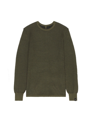 Rag & Bone Gregory Merino Long Sleeve Crew Sweater in Olive. Size L. Also in S, M.