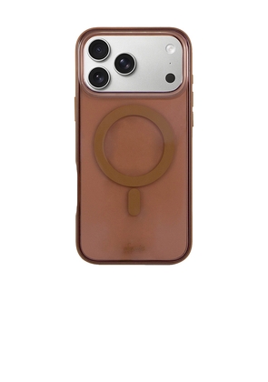 Sonix Magsafe Compatible iPhone 17 Pro Max Case in Brown.