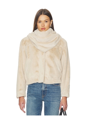 SELMACILEK Bomber Jacket in Beige. Size M. Also in XS, S.