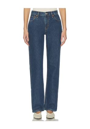 RE/DONE 90's Mid Rise Loose Jeans in Blue. Size 23. Also in 24, 25, 26, 27, 28, 29, 30, 31, 32.