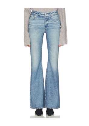 Rag & Bone Miramar Ponte Dahlia Full Length Jeans in Blue. Size 23. Also in 25, 27, 28, 30.