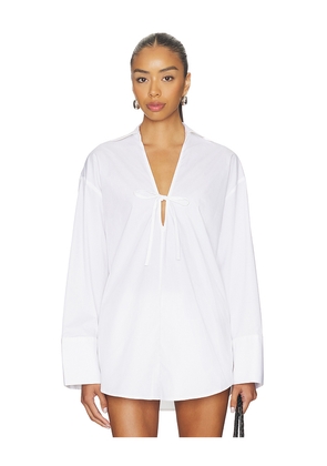 Solid & Striped The Livia Tunic in White. Size M. Also in S, XS.