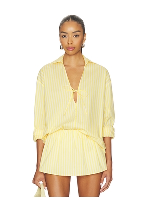 Solid & Striped The Livia Tunic in Yellow. Size L. Also in S, XS.