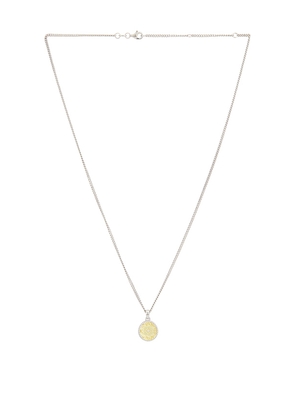 Serge de Nimes Sundown Necklace in Metallic Silver.