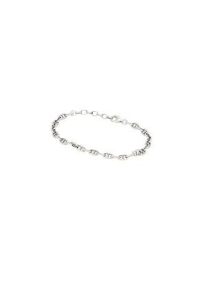 Serge de Nimes Wanted Bracelet in Metallic Silver.