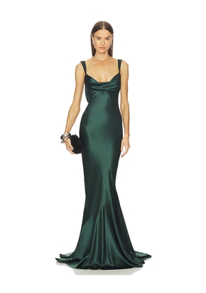 retrofete Vinicia Dress in Dark Green. Size L. Also in XL.