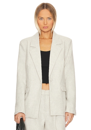 WeWoreWhat Relaxed Wool Blazer in Grey. Size L. Also in M.