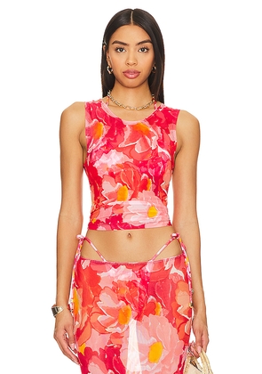 VDM Charlotte Tank in Red. Size L. Also in S, XS, M, XL/1X.