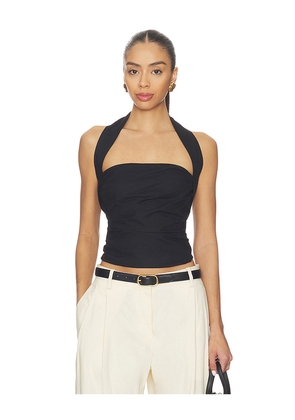 SNDYS Romi Halterneck Top in Black. Size L. Also in S, XXS, XS, M, XL, XXL.