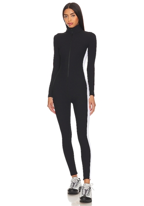 YEAR OF OURS Thermal Ski Onesie in Black. Size M. Also in L, XL.