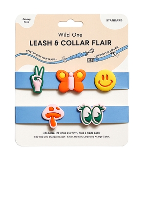 Wild One Standard Flair Groovy Walk Charms Bundle in Orange.