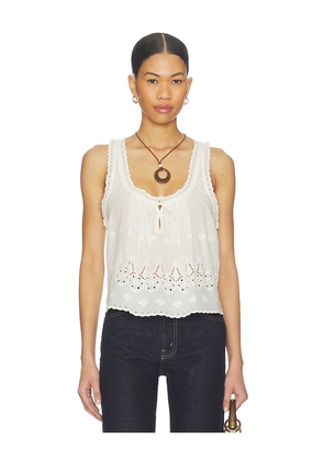 SPELL Maiden Lace Cami in White. Size L. Also in XS, S, M, XL.