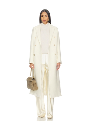 SAMSOE SAMSOE Falcon Coat in Cream. Size L. Also in M, S, XS.