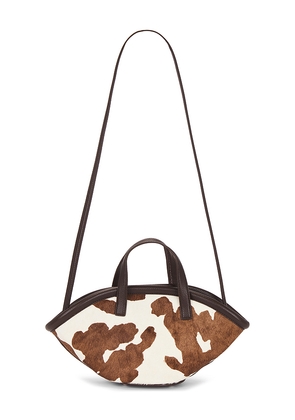 SIMONMILLER Mercado Mini Tote Bag in Brown.